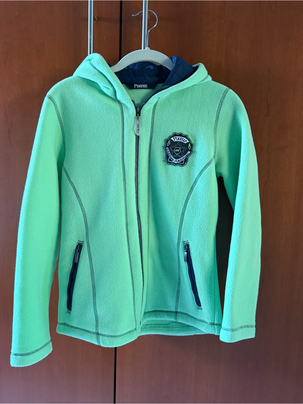 Pikeur Avanti Green Fleece Equestrian Full Zip Hoodie size XS